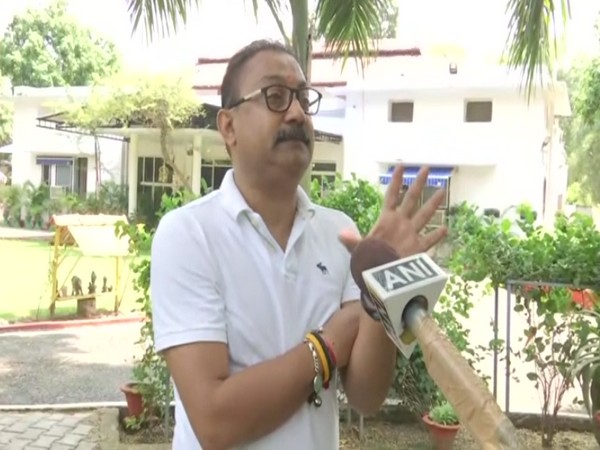 Ashok Chaudhary speaking to ANI in Patna on Thursday.