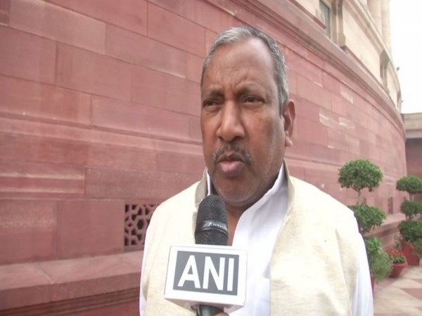 Janata Dal (United) MP Kaushalendra Kumar speaking to ANI in New Delhi on Tuesday. Photo/ANI