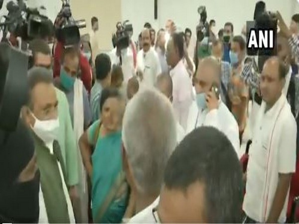 Visual from JDU office in Patna.