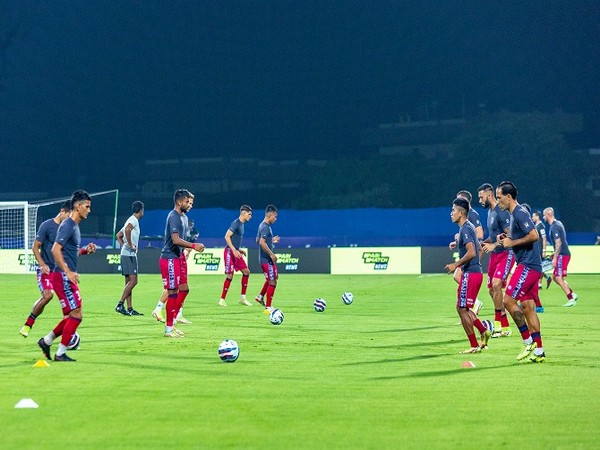 JFC players train ahead of the match against NEUFC (Image: ISL)