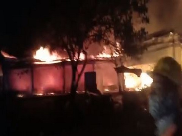 Fire broke out at furniture godown in Thane on Friday. 