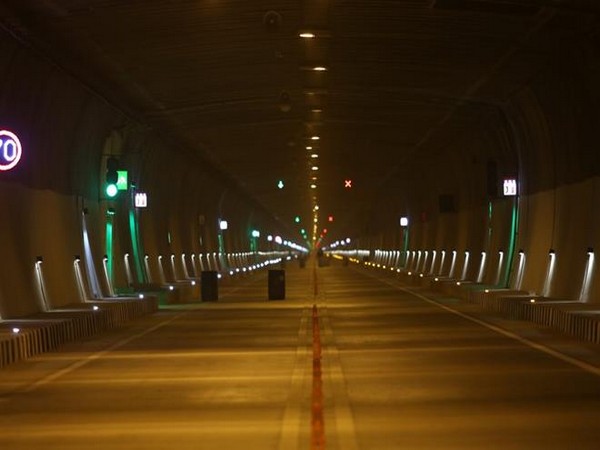 A view of Chenani-Nashri tunnel.
