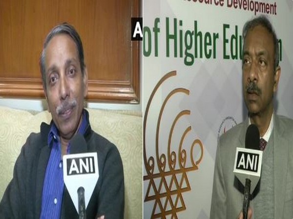 Jawaharlal Nehru University Vice-Chancellor, Mamidala Jagadesh Kumar and Ministry of Human Resource Development (MHRD) secretary Amit Khare (File Photos)