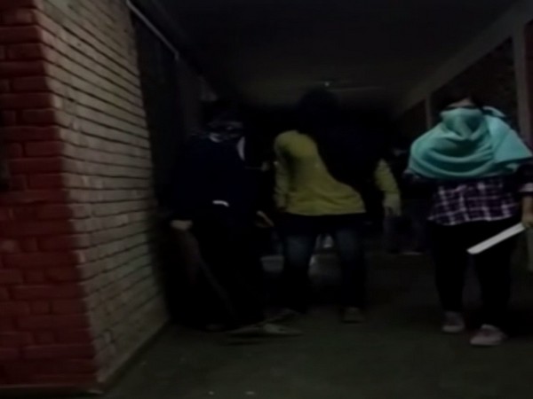 A visual from the January 5 violence at JNU. (file photo)