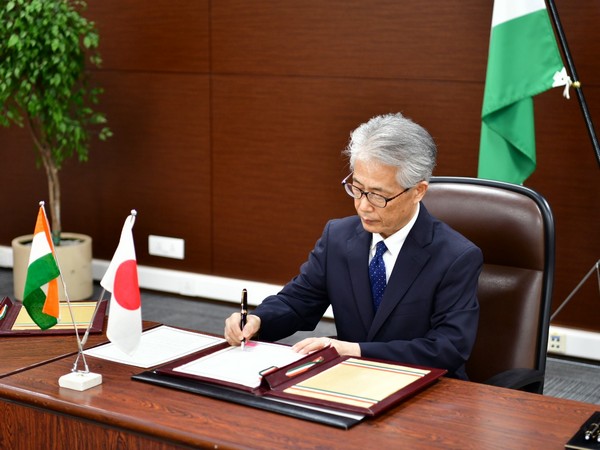 Suzuki Satoshi, Ambassador of Japan to India here in New Delhi on Monday.