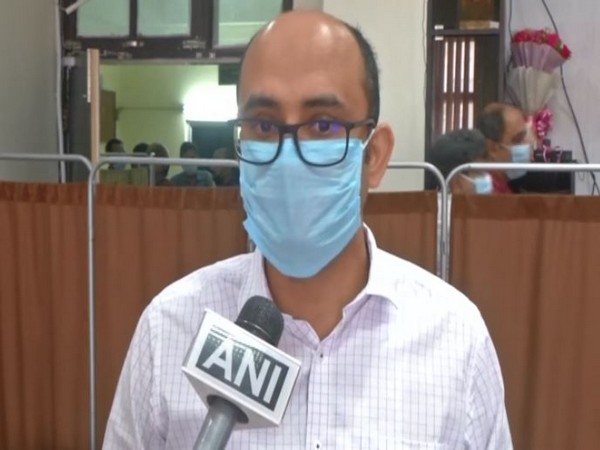 Bhupinder Kumar, the Mission Director of National Health Mission (NHM) in Jammu and Kashmir speaking to reporters on Wednesday. Photo/ANI