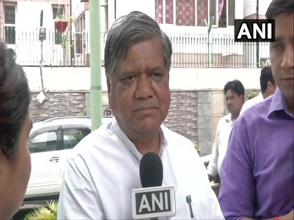 Senior Karnataka BJP leader Jagadish Shettar while speaking to ANI. Photo/ANI