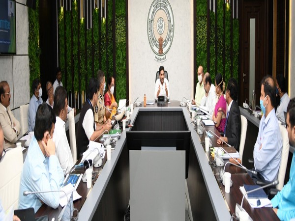 Andhra Pradesh Chief Minister YS Jagan Mohan Reddy held a review meeting over corruption, on Monday. Photo/ANI