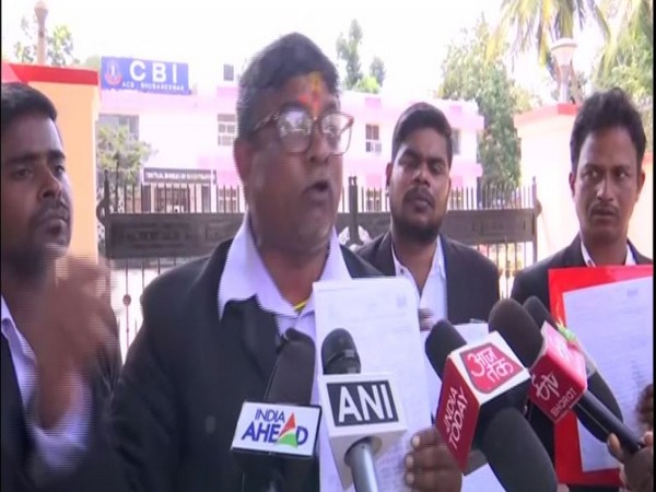  Priyadarshan Patnaik, convenor of Shree Jagannath Sena, speaking to reporters on Wednesday. Photo/ANI