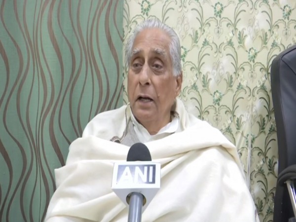 Bihar RJD chief Jagdanand Singh talking to ANI in Patna, Bihar on Friday. Photo/ANI