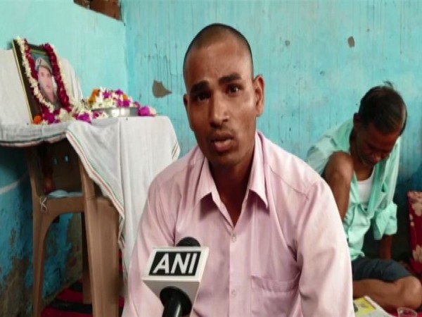 Jahendra Pal speaking to ANI in Mathura on Thursday. (Photo/ANI)