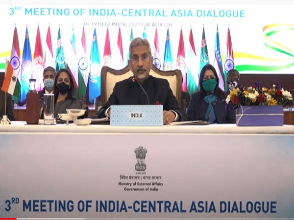 External Affairs Minister (EAM) S Jaishankar at 3rd meeting of India-Central Asia Dialogue on Sunday.