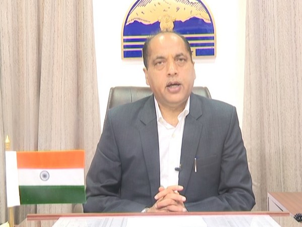 Himachal Pradesh Chief Minister Jai Ram Thakur speaking in a virtual presser on Monday. [Photo/ANI]