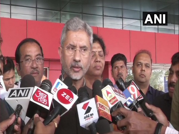 External Affairs Minister S. Jaishankar speaking to the media in Vadodara on Tuesday