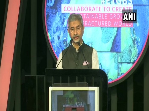 External Affairs Minister S Jaishankar addressing the Global Business Summit on Saturday