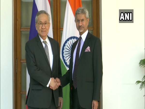 External Affairs Minister S Jaishankar with Foreign Affairs Minister of Thailand, Don Pramudwinai in New Delhi on Thursday