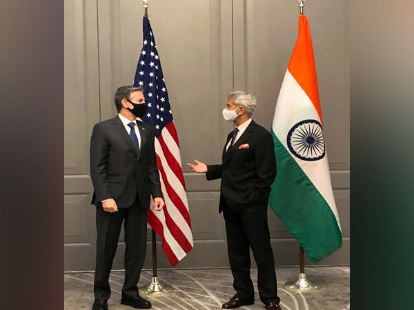 US Secretary of State Antony Blinken with EAM S Jaishankar (Twitter)
