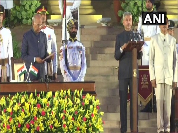 Former Foreign Secretary S Jaishankar on Thursday took oath as Union Cabinet Minister in New Delhi.  Photo/ANI