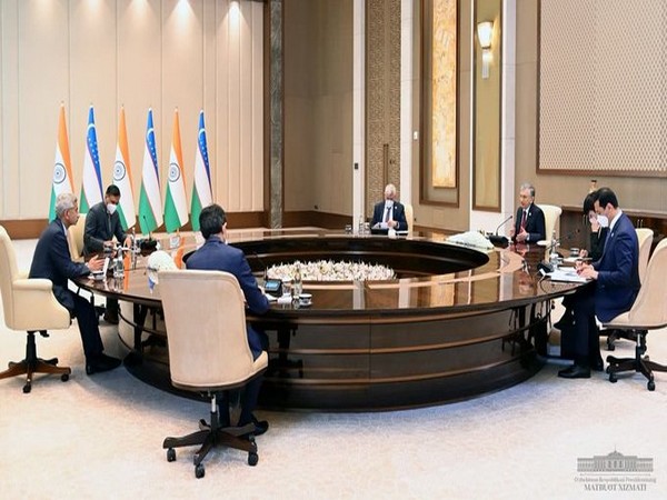 EAM S Jaishankar at a conference in Tashkent (Twitter/S Jaishankar)