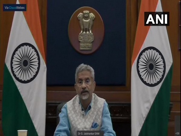 EAM S Jaishankar speaking at the 1st edition of Indo-Pacific Business Summit (ANI) 