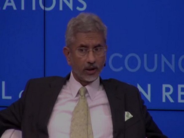 External Affairs Minister S Jaishankar at the 'Council on Foreign Relations' conclave in New York on Wednesday.