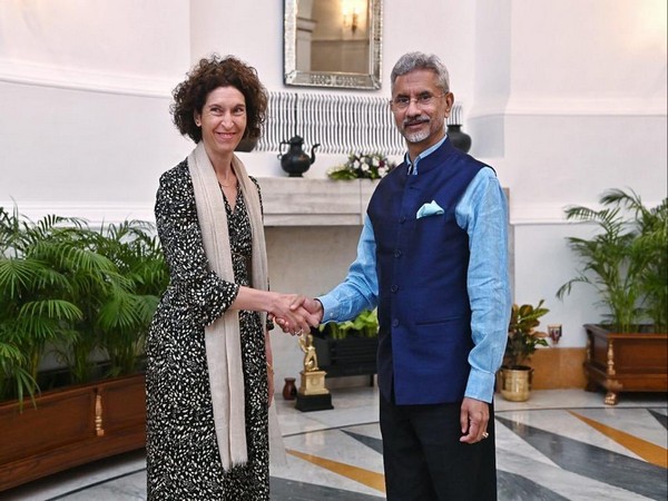 EAM S Jaishankar with Andorra's Foreign Affairs Minister Maria Ubach Font. (Twitter_