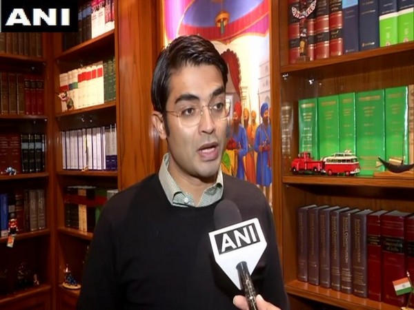 Congress leader Jaiveer Shergill speaking to reporters on Monday in Delhi. Photo/ANI