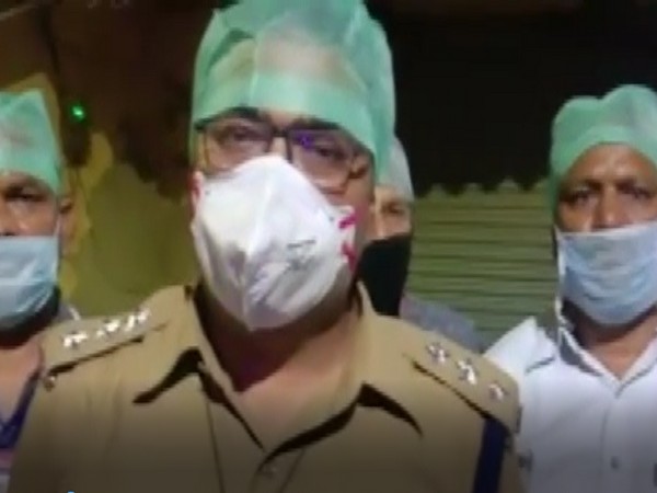 Kanpur Circle Officer RK Chaturvedi speaking to media on Sunday. Photo/ANI