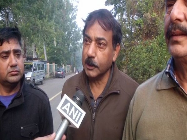 Ranjan Gupta speaking to ANI in Jammu on Wednesday. Photo/ANI