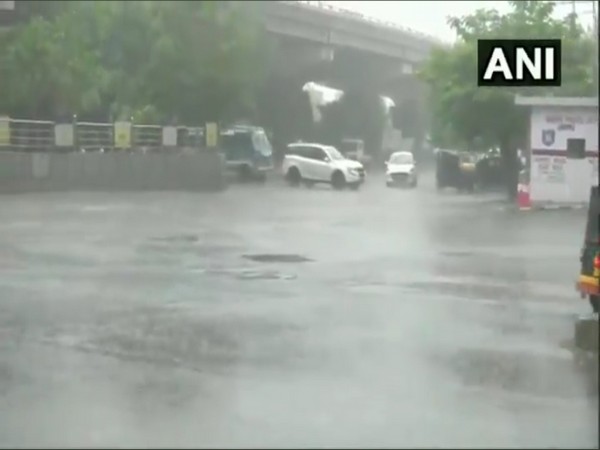 Heavy rain lashed Jammu city on Saturday.