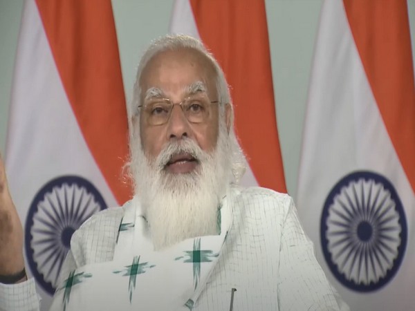 Prime Minister Narendra Modi addressing Janaushadhi Diwas celebrations on Sunday.