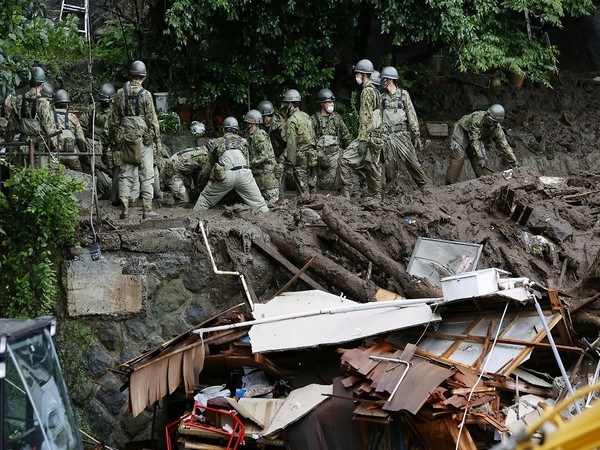 Rescue operations carried out in the Japanese city of Atami. (Photo Credit - Reuters)