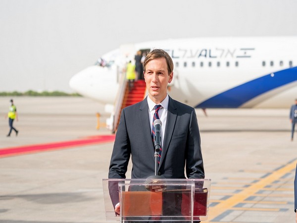   U.S. President's senior adviser Jared Kushner speaks upon arriving at Abu Dhabi International Airport, in Abu Dhabi, United Arab Emirates August 31.