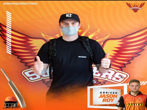 SRH batsman Jason Roy (Photo/ SRH Twitter)