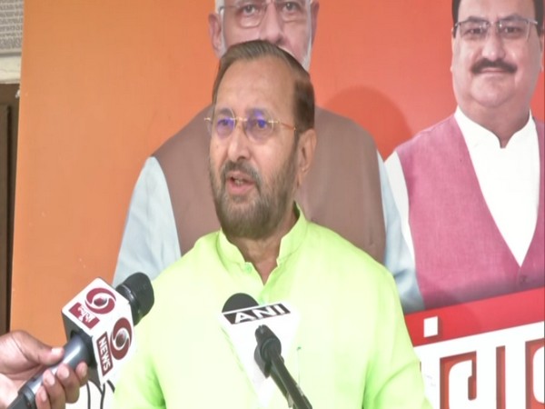 Union minister Prakash Javadekar speaks to reporters in Delhi on Friday. (Photo/ANI)