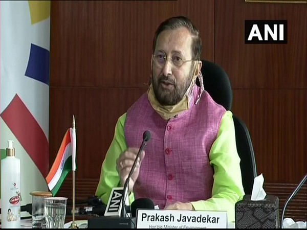 Union Minister Prakash Javadekar speaking at the virtual celebration of World Environment Day 2020.
