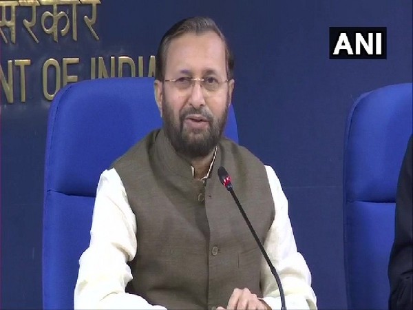 Union Minister Prakash Javadekar speaking to media after Cabinet meeting in New Delhi on July 17. Photo/ANI