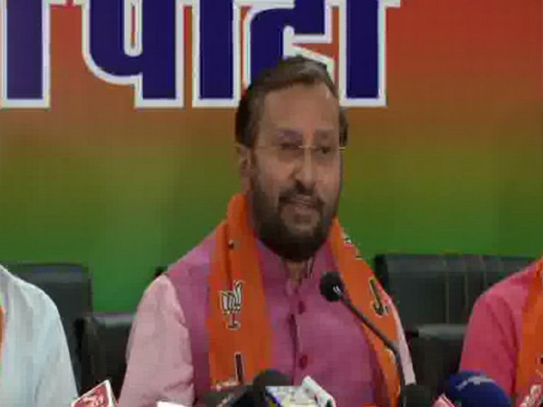 Union Minister and BJP leader Prakash Javadekar held a press conference in Jaipur.