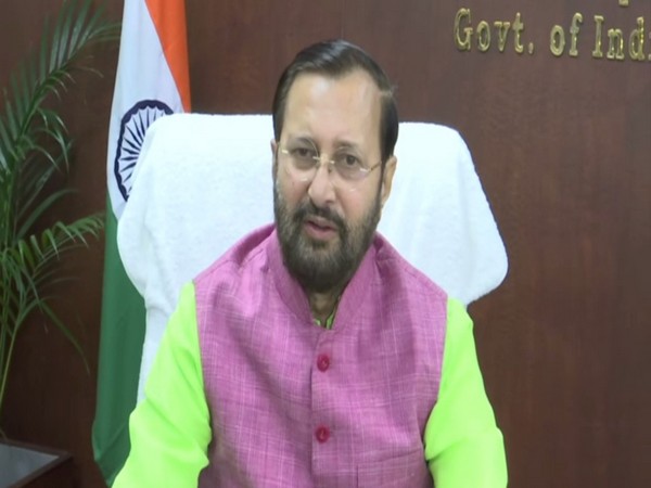 Union Minister Prakash Javadekar takes additional charge of Heavy Industries and Public Enterprises Ministry on Wednesday. Photo/ANI