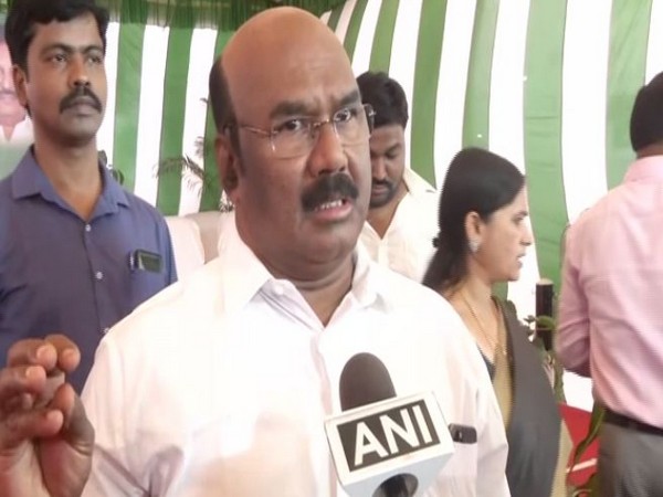D Jayakumar, Fisheries Minister and organising secretary of the AIADMK, speaking to ANI in Chennai on Saturday. (Photo/ANI)