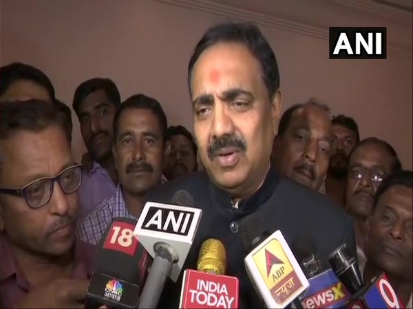 Nationalist Congress Party (NCP) leader Jayant Patil speaking to reporters in Mumbai on Thursday. (Photo/ANI)