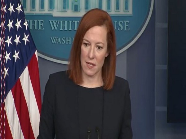 White House Press Secretary Jen Psaki speaking on Friday (local time)