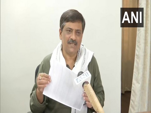 Bihar Minister Sanjay Kumar Jha speaking to ANI on Saturday. Photo/ANI