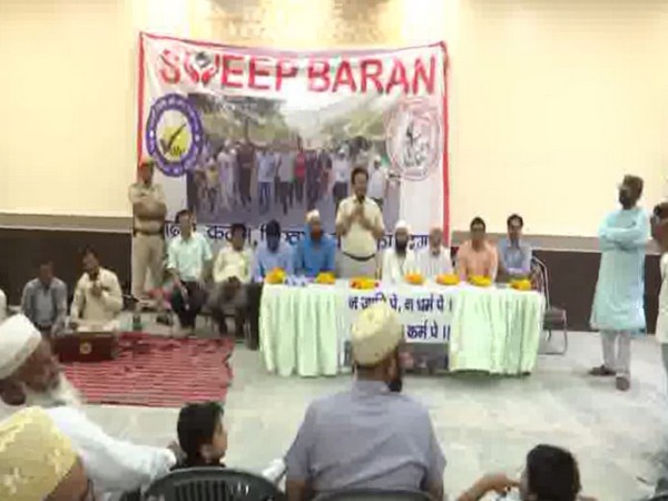 A voter awareness programme being held in Jhalawar in Rajasthan. (Photo/ANI)