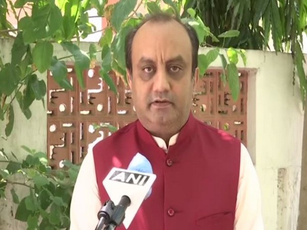 BJP leader Sudhanshu Trivedi talking to ANI on Thursday. [Photo/ANI]