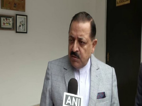 Union Minister Jitendra Singh speaking to ANI on Thursday in New Delhi. Photo/ANI