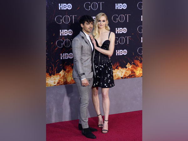 Sophie Turner and Joe Jonas at the premiere of the final season of 