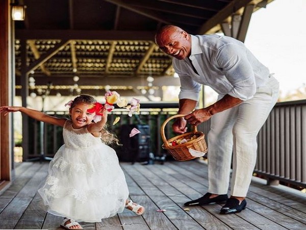 Dwayne Johnson with his daughter Jasmine Lia, Picture courtesy: Instagram