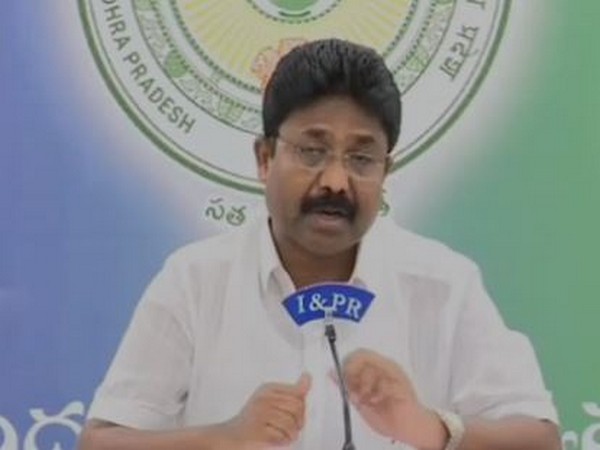 Andhra Pradesh Education Minister Adimulapu Suresh (File Photo/ANI)