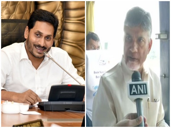 Chief Minister Jaganmohan Reddy (left), TDP Chief Chandra Babu Naidu (right)  [File Images]